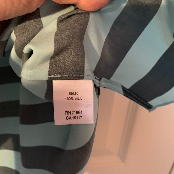 Paperwhite Silk Short Roll Tab Sleeve Top-16 MM 0522 - Picture 7 of 7